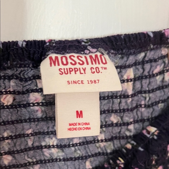 Mossimo Supply Co. Navy Floral Mini Dress - Picture 2 of 2